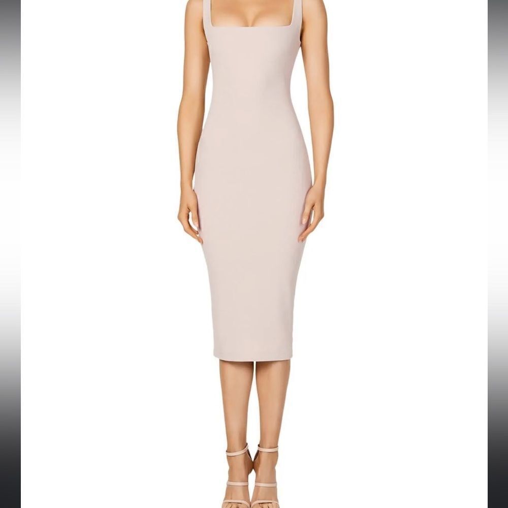 Nookie RendevousโMidi Dres Small in Nude $239